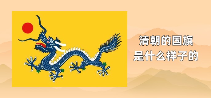 清朝的国旗是什么样子的